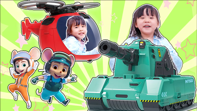 猫扎特玩具  舒克贝塔驾驶坦克飞机来帮忙啦!猫扎特爆笑故事!