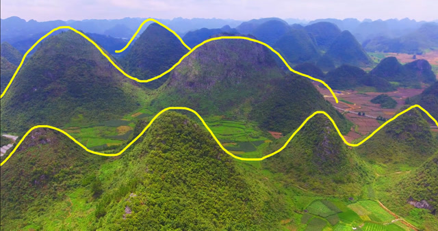 发现双重笔架山,双龙环抱有情,大富大贵的风水宝地!