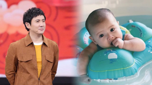 沈腾两岁半儿子罕见曝光!手捧鲜花表达爱意,颜值也是校草级别