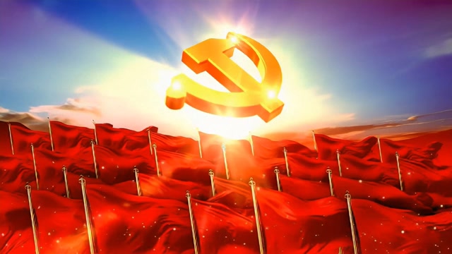 al377红旗飘飘舞蹈文艺演出led大屏幕高清动态背景视频02