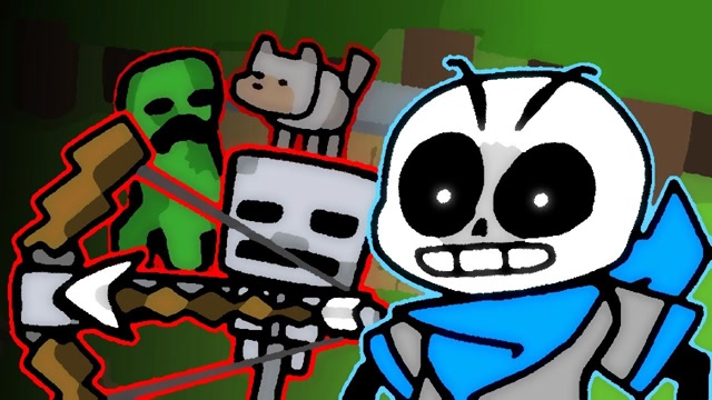 蓝莓sans来到我的世界没想到却各种倒霉