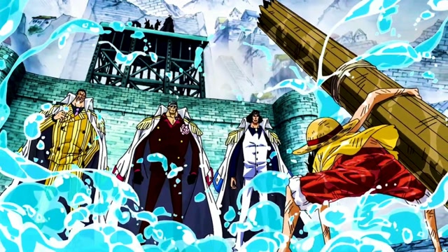 海贼王:看到没这就是路飞丝毫不怂三大将!