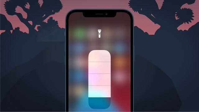 如何快速调节 iphone 手电筒亮度