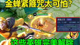 金蝉紧箍咒如何克制？这些英雄完美解除，猴子笑了#王者荣耀