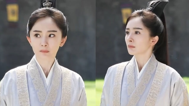 杨幂片场给鸽子讲戏,声音温柔有爱心,碎碎念的模样可爱极了