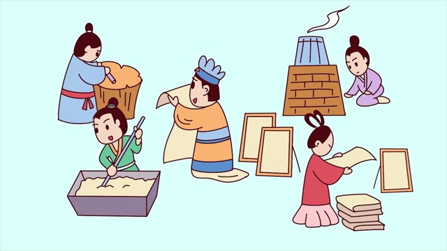 造纸动画,少儿_大山谷图库