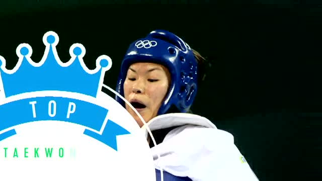 跆拳道白痴,跆拳道奥运会精彩爆头,你喜欢哪一个?