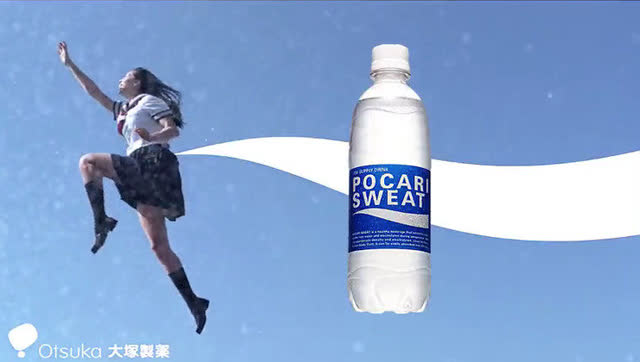 日本宝矿力饮料青春热血广告-lets rock it!