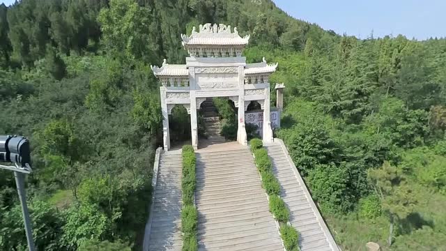 峄城坛山航拍