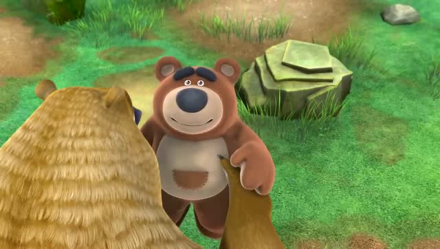 熊出没 熊二发现了呆呆熊