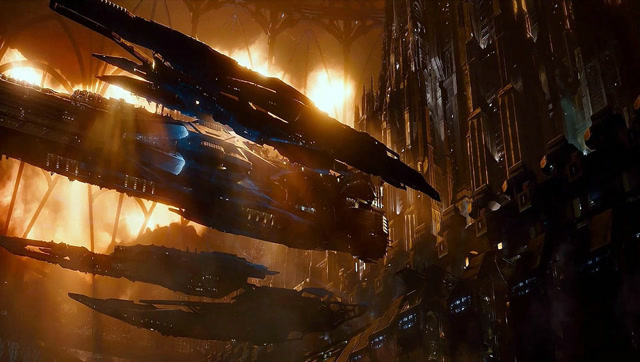 木星上行 这部经典科幻大片的空战场面真的是太好看了!