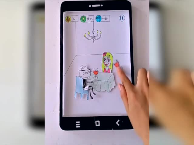 手绘手机解锁动画,给创造点个赞