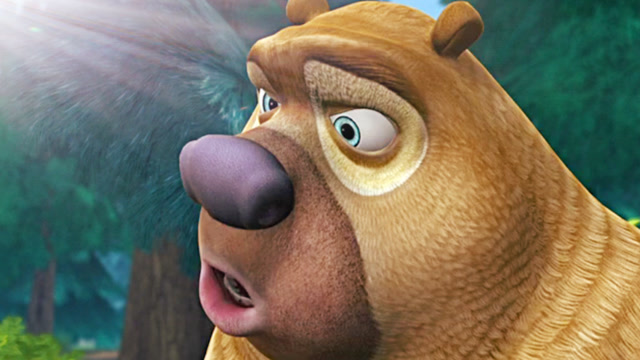 大树当弹弓熊大熊二模仿愤怒的小鸟