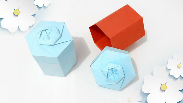a4纸就能折出精美礼盒,折法其实很简单,用来装礼物太实用!