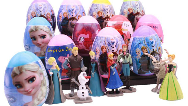冰雪奇缘奇趣蛋 健达奇趣蛋拆蛋