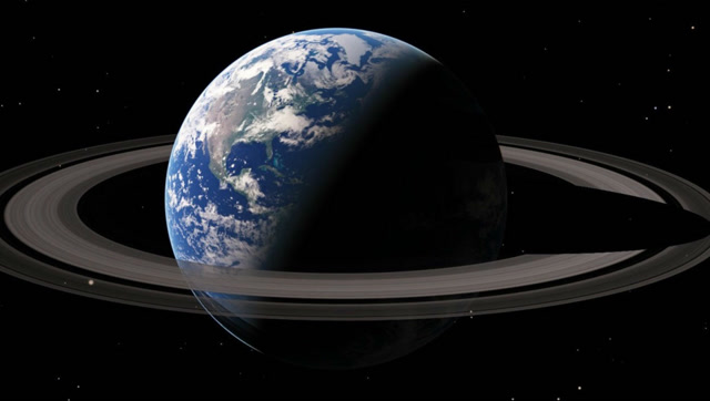 地球曾经也带环,最后变成了它,还没星环一半漂亮