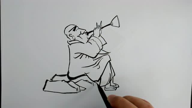 老头没事吹喇叭