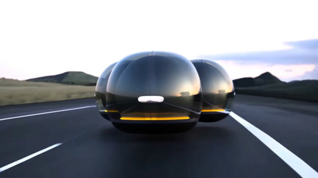 2020年的未来空中悬浮汽车概念车
