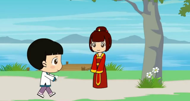 《南池》李郢,这首诗描写了一家三口,在池塘钓鱼时的欢乐情景