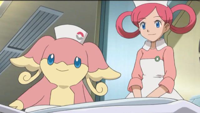 乔伊小姐发现超进化石,并和助手差不多娃娃一起救下幕下力士!