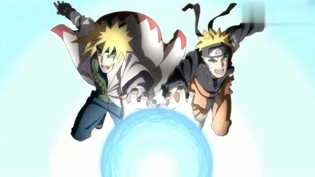 鸣人博人爷俩搓出父子螺旋丸,一招秒了大boss