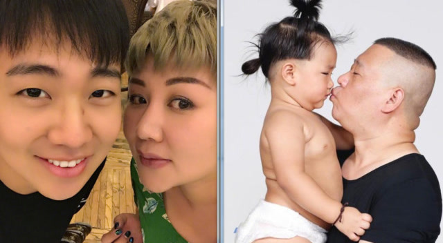 郭德纲晒一家四口为老婆庆生,和小儿子合影却被网友玩坏