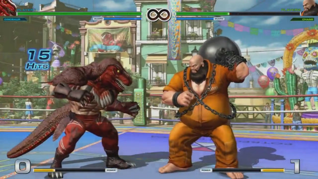 《拳皇14》恐龙王连续技演示