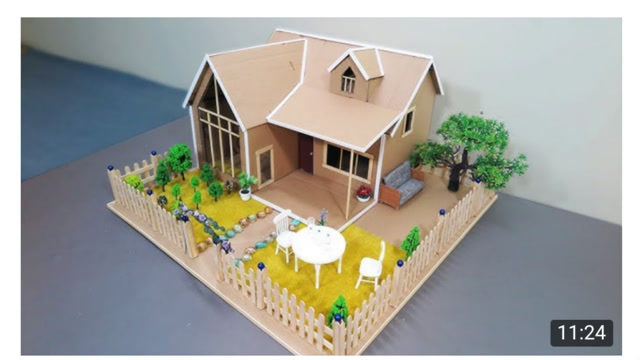 漂亮的童话花园,手工达人教你如何用硬纸板制作