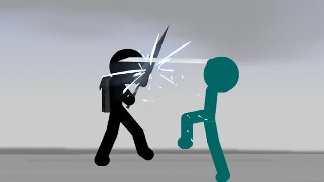 火柴人:larry vs umbrella by shuga