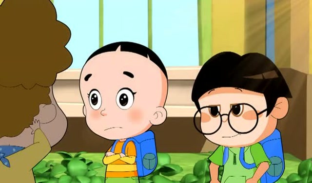 大头儿子:大头放暑假了,不用上学了