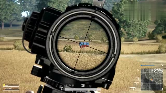 绝地求生:看他用15倍镜感觉还蛮好用