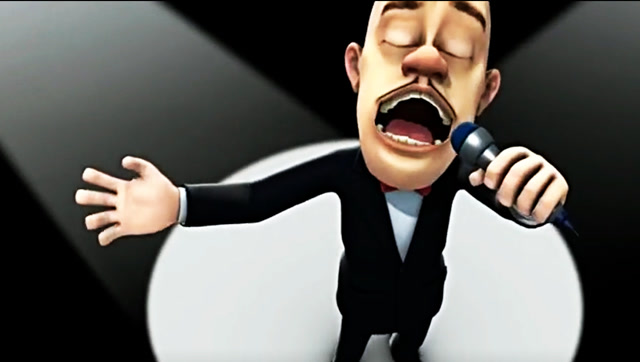 熊出没:歌手光头强,刚开始唱的很唯美,但实际把它们都给吼上天了!