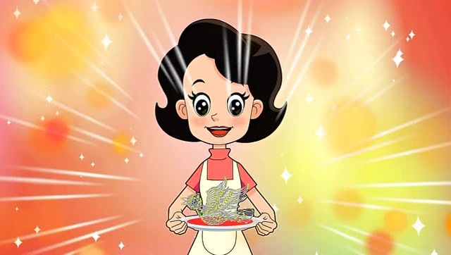 新大头儿子:围裙妈妈这刀工,不得厨艺第一都没天理了