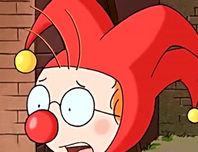 百变马丁马丁穿上小丑衣服好看吗