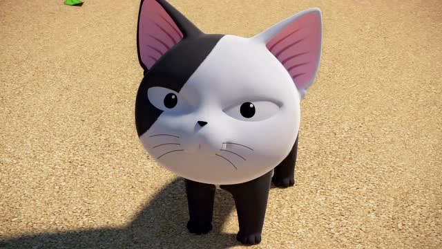 《甜甜私房猫》小怪猫卖萌都没有东西吃,它好失望呀!