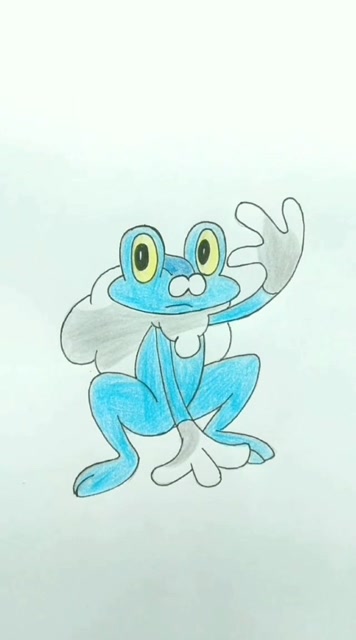 口袋妖怪呱呱泡蛙简单手绘童年回忆来一波轻松学会哦