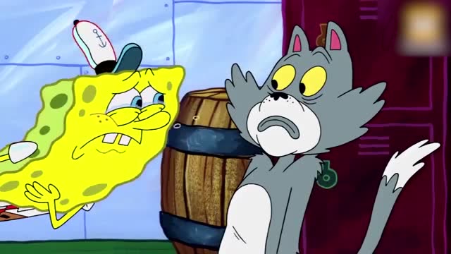 《动漫》海绵宝宝意外发现肯尼阿猫的憋气是假的,世界观都崩塌