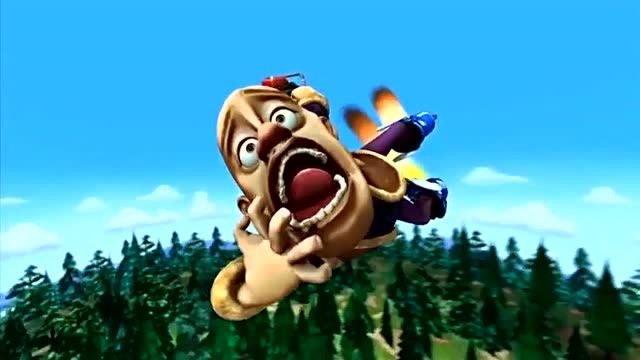 熊出没:光头强穿上山寨火箭靴,能飞能跑,如此结果也是想到的.