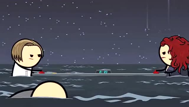 黑色幽默动画短片:泰坦尼克号