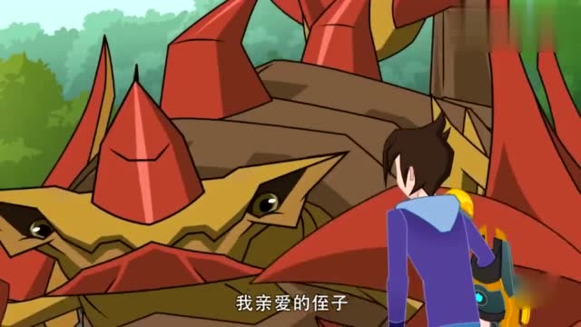 兽王争锋:面对巨大的刺比锐壳兽泰宇和杉姗都战败了,好厉害啊