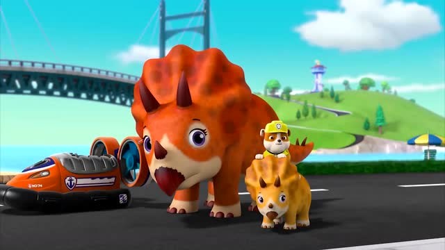 汪汪队立大功:所有恐龙的麻烦都解决了,就剩霸王龙没回家了!