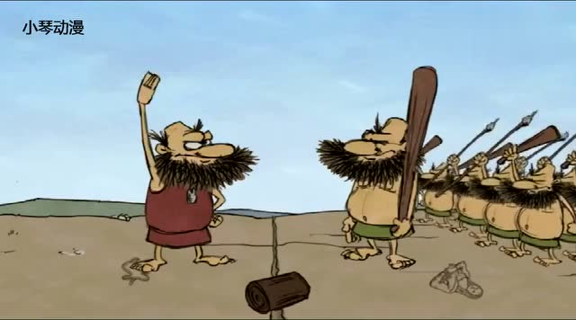 原始人:两个老爷爷居然在打架,那么大岁数的人了,还画38线