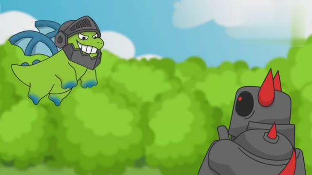 《皇室战争》搞笑视频:飞龙宝宝vs地狱飞龙