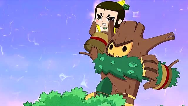 树妖捆住了三娃,葫芦娃兄弟会来救他吗?