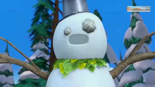 熊出没:雪怪追着要吃熊肉,原来是光头强在作怪!