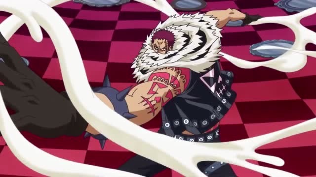 海贼王 路飞四档弹簧人 vs 卡塔库栗无敌甜甜圈!