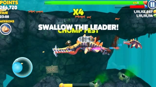 饥饿鲨进化解说,滑齿龙的技能有点意思