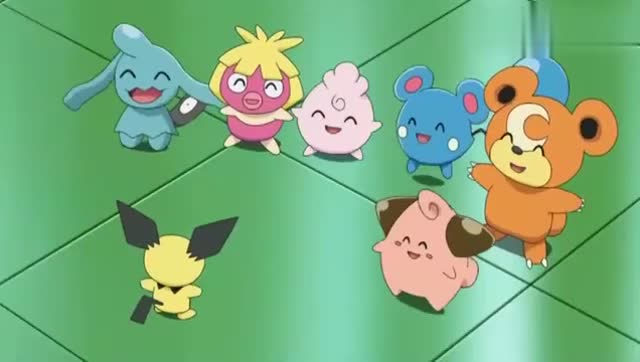 神奇宝贝,为了帮助这只皮丘,小刚的粉红蛋进化了