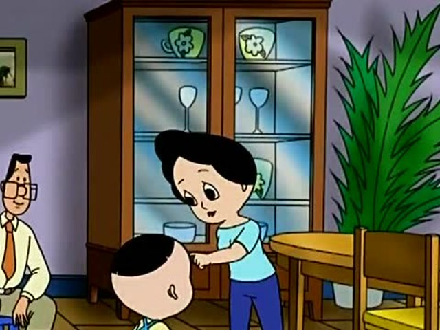 大头儿子和小头爸爸:妈妈买回来很多粽叶,明天就是端午节了.
