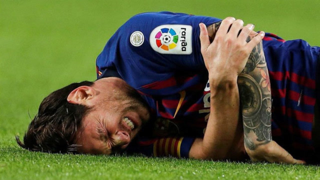 梅西本赛季胳膊受伤之前高光集锦,期待球王归来